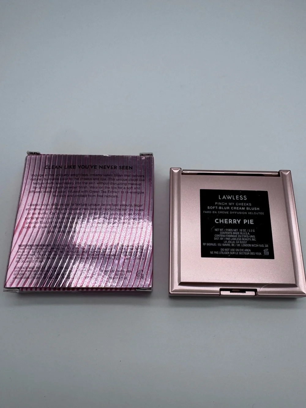 LAWLESS Pinch My Cheeks Soft-Blur Cream Blush Cherry Pie NIB
